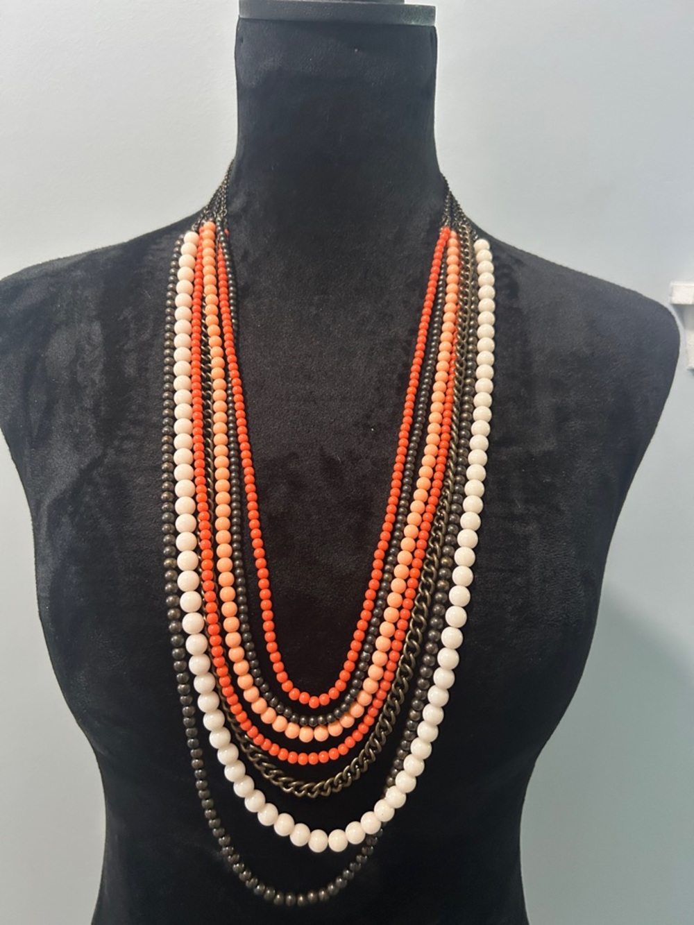 Premier Designs Multi-Strand Statement Necklace| Multicolor|Layered Beaded |NWOT